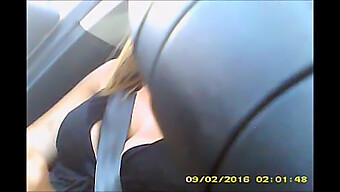 Amateur Italian Girl Gets Picked Up And Fingers Herself In A Car Park