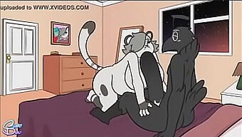 Furry Friends Get Animated In A Steamy Interracial Encounter