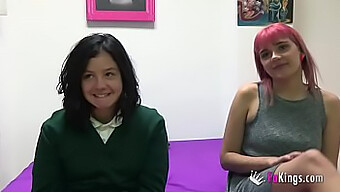 Young Adults Alba And Vivi Experience Their Inaugural Threesome For Authentic On-Camera Encounters.