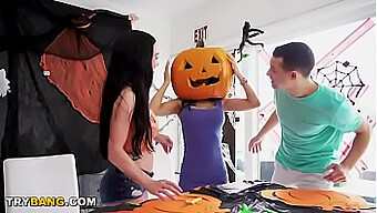 Tia Cyrus, A Naughty Stepmom, Gets Naughty With A Pumpkin