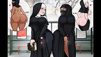 Heilige Nonne Wird Im Pornocomic Schmutzig