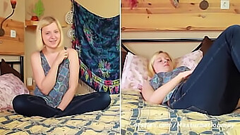 Anna Blond'S Self-Pleasure Journey With Perky Tits And Orgasm