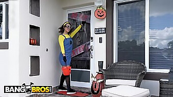 Kejutan Halloween Evelin Stone - Naik Liar Dengan Bruno Dan Labu-Nya