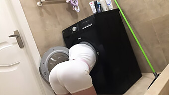 Homemade Video Of College Girl Getting Stuck In A Washing Machine