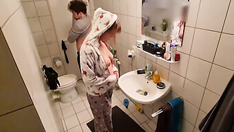 Stepsister Gets Brutally Fucked In The Bathroom With Intense Sounds