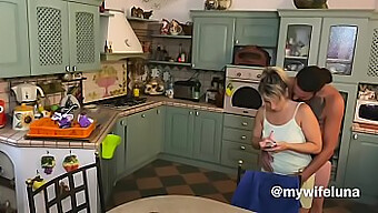 Hot From Behind Action With A Surprised Housewife