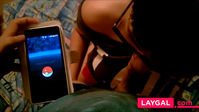 Young Amateur Teen Shows Off Her Pokemon-Inspired Blowjob Skills