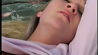 A Stunning Teenage Blonde With Small Breasts Receives A Large Penis In Her Vagina