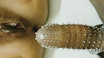 A Special Condom Is Used For A Village Wife From India In This Hardcore Video