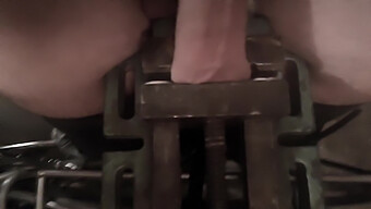 Testicular Torture With Clamps And Mobile Photography